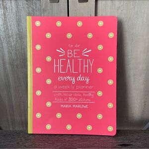 Weekly Planner Be Healthy